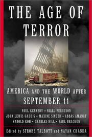 Cover of: The age of terror: America and the world after September 11