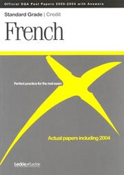 Cover of: French Credit SQA Past Papers (Official Sqa Past Paper Stgrad)