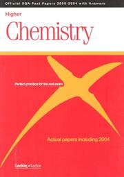 Cover of: Chemistry Higher SQA Past Papers (Official Sqa Past Paper Higher) by 