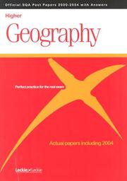 Cover of: Geography Higher SQA Past Papers (Official Sqa Past Paper Higher)