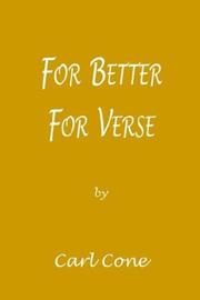 Cover of: For Better - For Verse