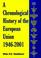 Cover of: A Chronological History of the European Union 1946-2001