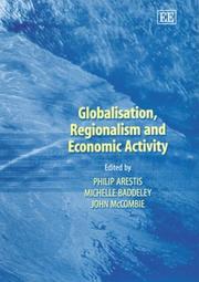 Cover of: Globalisation, Regionalism and Economic Activity