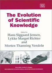 Cover of: The Evolution of Scientific Knowledge (New Horizons in Institutional and Evolutionary Economics) by 
