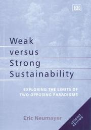 Cover of: Weak Versus Strong Sustainability by Eric Neumayer
