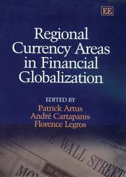 Cover of: Regional Currency Areas In Financial Globalization: A Survey of Current Issues