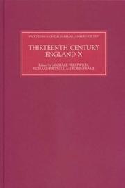 Cover of: Thirteenth Century England X | 