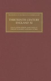 Cover of: Thirteenth Century England XI by 
