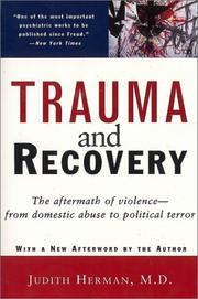 Cover of: Trauma and recovery by Judith Lewis Herman