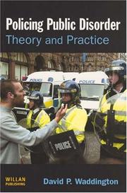 Cover of: Policing Public Disorder by David P. Waddington