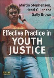 Cover of: Effective Practice in Youth Justice