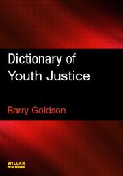 Cover of: Dictionary of Youth Justice