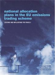Cover of: National Allocation Plans in the EU Emissions Trading Scheme: Lessons and Implications for Phase II (Climate Policy)