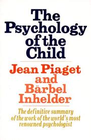 Cover of: The Psychology of the Child by Jean Piaget