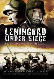 Cover of: LENINGRAD UNDER SIEGE by Daniil Alexandrovich