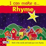 Cover of: I Can Make a Rhyme