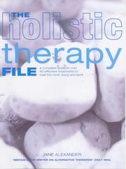 Cover of: The Holistic Therapy File