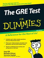 Cover of: The Gre Test for Dummies