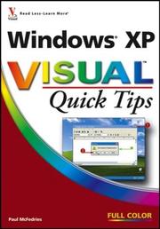 Cover of: Windows XP Visual Quick Tips