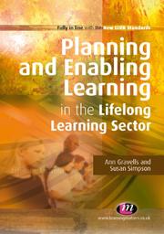 Cover of: Planning and Enabling Learning in the Lifelong Learning Sector
