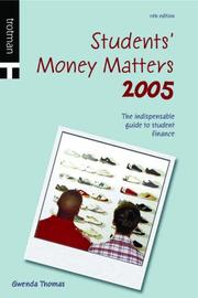 Students' Money Matters by Gwenda Thomas