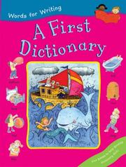 Cover of: A First Dictionary (Words for Writing)