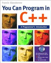 Cover of: You can program in C++ by Francis Glassborow