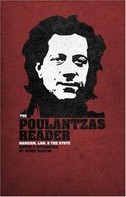 Cover of: The Poulantzas Reader: Marxism, Law and the State