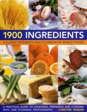 Cover of: 1900 Ingredients by Christine Ingram