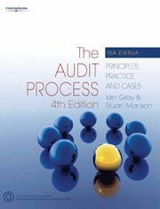 Cover of: The Audit Process: Principles, Practice and Cases