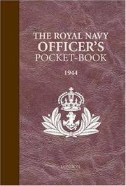 Cover of: ROYAL NAVY OFFICER'S POCKET-BOOK 1944, THE by Brian Lavery
