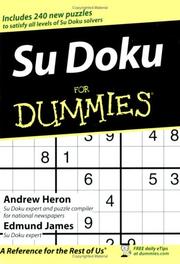 Cover of: Su doku for dummies