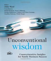 Cover of: Unconventional Wisdom: Counterintuitive Insights for Family Business Success (IMD Executive Development Series)