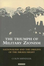 Cover of: The Triumph of Military Zionism by Colin Shindler