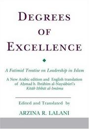 Cover of: Degrees of Excellence by Arzina R. Lalani