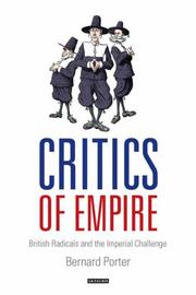 Cover of: Critics of Empire by Bernard Porter, Bernard Porter