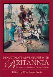 Cover of: Penultimate Adventures with Britannia by Wm. Roger Louis, Wm. Roger Louis