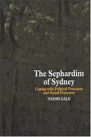 Cover of: The Sephardim Of Sydney by Naomi Gale