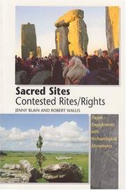 Cover of: Sacred Sites by Jenny Blain, Robert Wallis