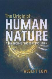 Cover of: The Origin of Human Nature by Albert Low