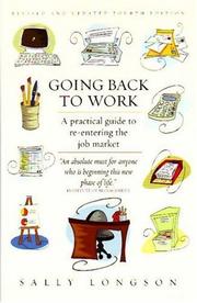 Cover of: Going Back to Work