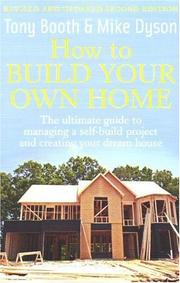 Cover of: How to Build Your Own Home