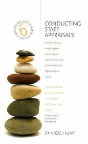 Cover of: Conducting Staff Appraisals by Nigel Hunt