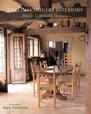 Cover of: English Country Interiors: Inside Cotswold Homes