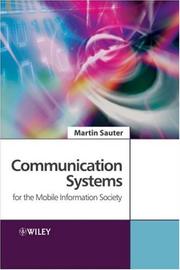 Cover of: Communication Systems for the Mobile Information Society by Martin Sauter