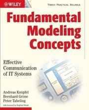 Book cover: Fundamental modeling concepts | Andreas KnoМ€pfel