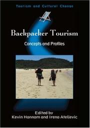 Cover of: Backpacker Tourism: Concepts and Profiles (Tourism and Cultural Change)