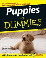 Puppies for dummies Sarah Hodgson Pdf Ebook Download Free
