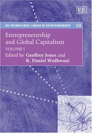Cover of: Entrepreneurship and Global Capitalism (The International Library of Entrepreneurship)