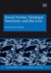 Cover of: Social Norms, Nonlegal Sanctions, and the Law (Economic Approaches to Law)